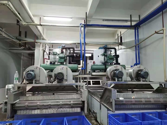 машина создателя льда снежинки 70kw 10ton для охладителя продукта моря